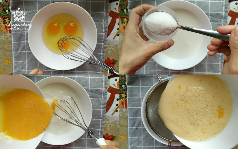 Cách làm bánh Flan socola