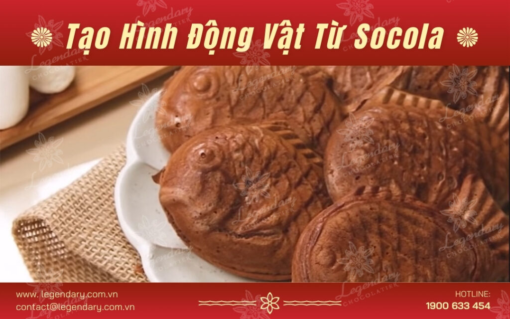 Tạo Hình Động Vật Và Nhân Vật Từ Socola