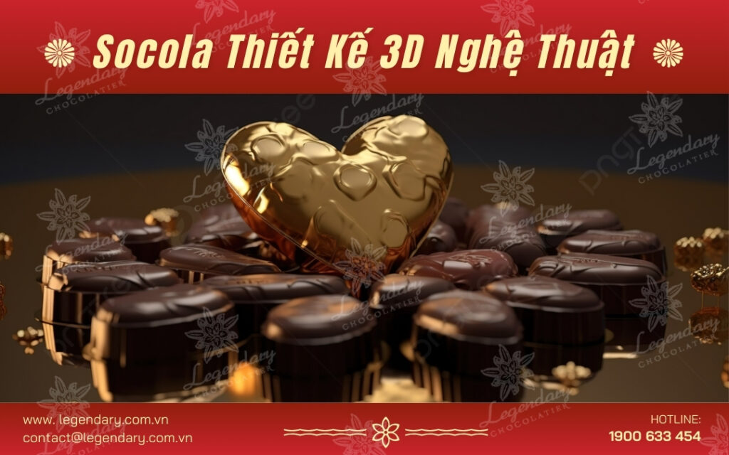Xu Hướng Socola Thiết Kế 3D Nghệ Thuật